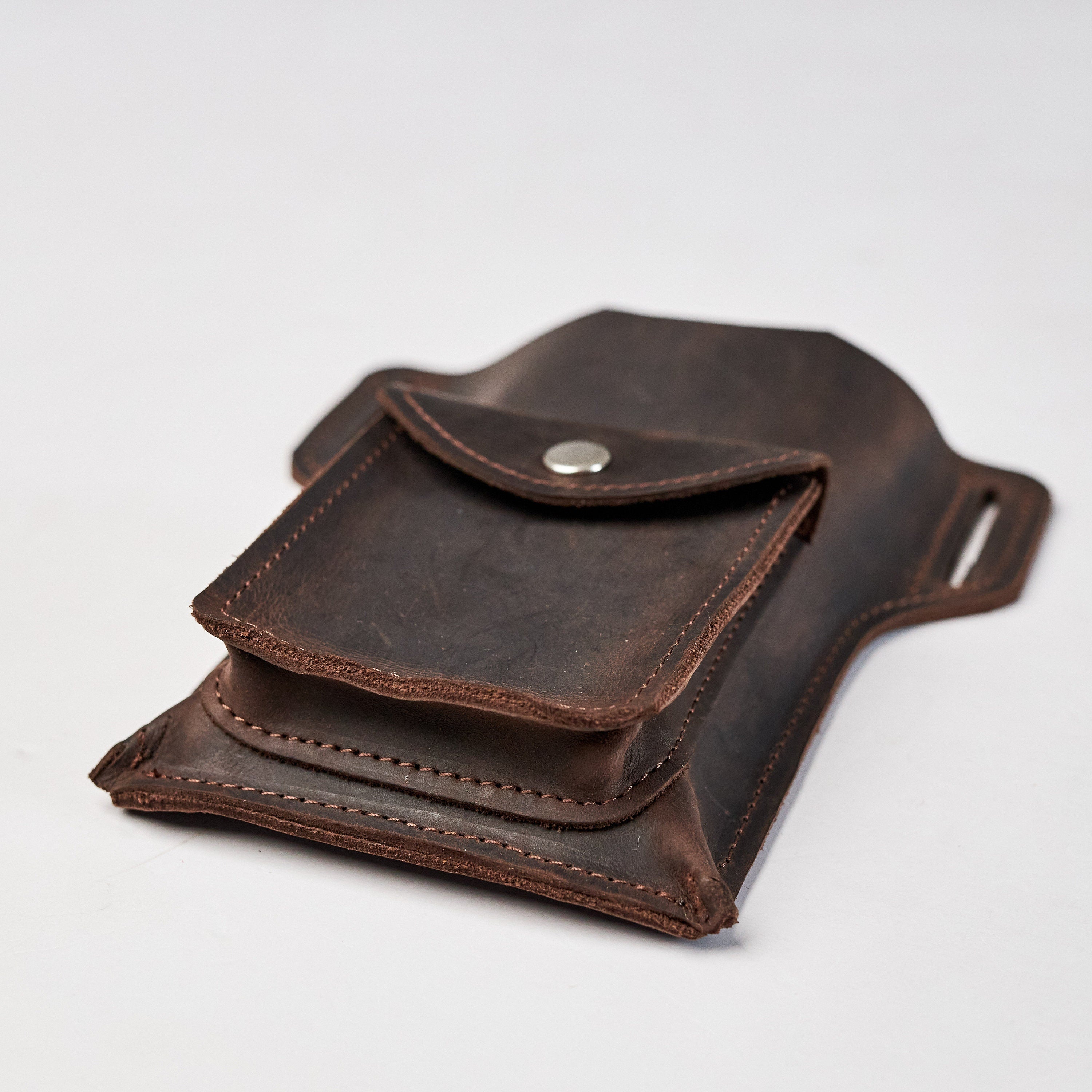 Engraved leather belt phone case, Leather belt phone pouch, Cell phone belt holder, Phone belt case, Phone holsters, Leather belt wallet