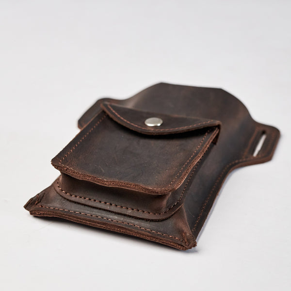 Engraved leather belt phone case, Leather belt phone pouch, Cell phone belt holder, Phone belt case, Phone holsters, Leather belt wallet