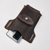 Engraved leather belt phone case, Leather belt phone pouch, Cell phone belt holder, Phone belt case, Phone holsters, Leather belt wallet