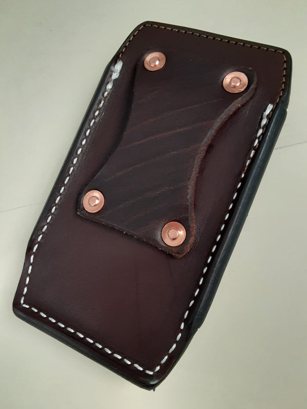 Leather Custom Phone Case No Lid/Slip Design Belt Holster Iphone Samsung