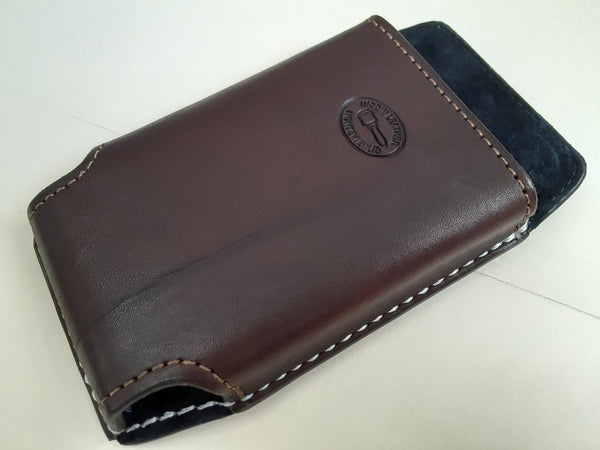 Leather Custom Phone Case No Lid/Slip Design Belt Holster Iphone Samsung