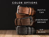 Personalized Leather Belt for Anniversary - Handcrafted Custom Belt for Him, Valentines Day Gift for Husband, Unique Boyfriend Gift