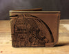 Death Star - Handmade Leather Bifold Wallet