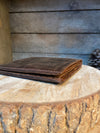 Leather Wallet XLarge Bilfold : Rustic Oiled-Tanned, Extra Card Space Personalized