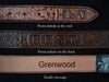 Personalized Leather Belt, Wildlife Leather Wildlife Scene Belt, Anniversary Gift for Him Grooms, Father gift, Gift for Dad