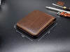 Handmade Full Grain Leather Wallet, Personalized Anniversary & Christmas Gift for Him, Engraved Custom Wallets for Men, Boyfriend, Groomsmen