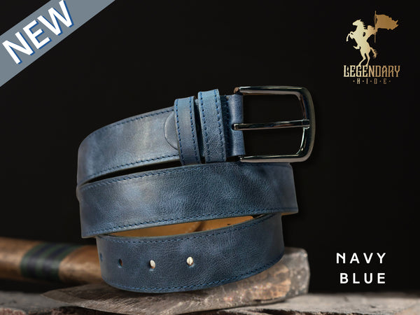 Personalized Leather Belt for Anniversary - Handcrafted Custom Belt for Him, Valentines Day Gift for Husband, Unique Boyfriend Gift