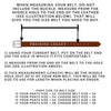 Handmade 1” Full Grain Leather Belt: Brown or Black Men’s Belt, USA Made