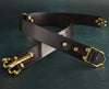 Handmade Littleton Cavalry Mens Leather Belt Man Outfit Belt