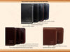 Handmade Full Grain Leather Wallet, Personalized Anniversary & Christmas Gift for Him, Engraved Custom Wallets for Men, Boyfriend, Groomsmen
