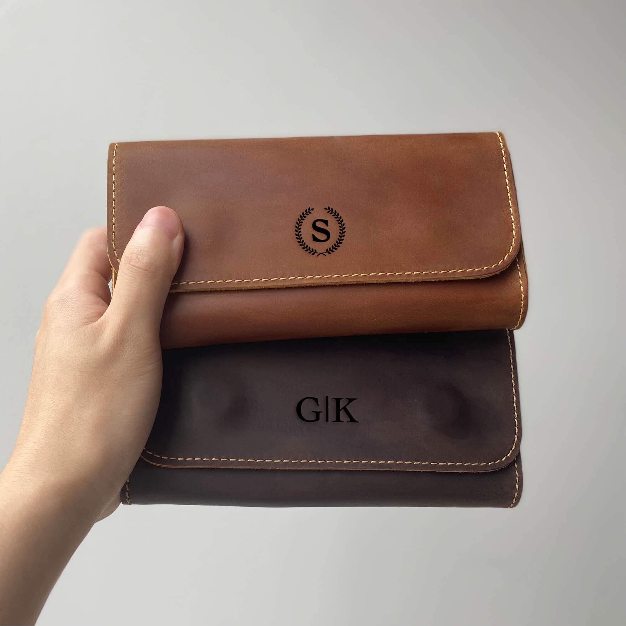 Personalized Leather Phone Holster, Belt Clip, Gift for Him