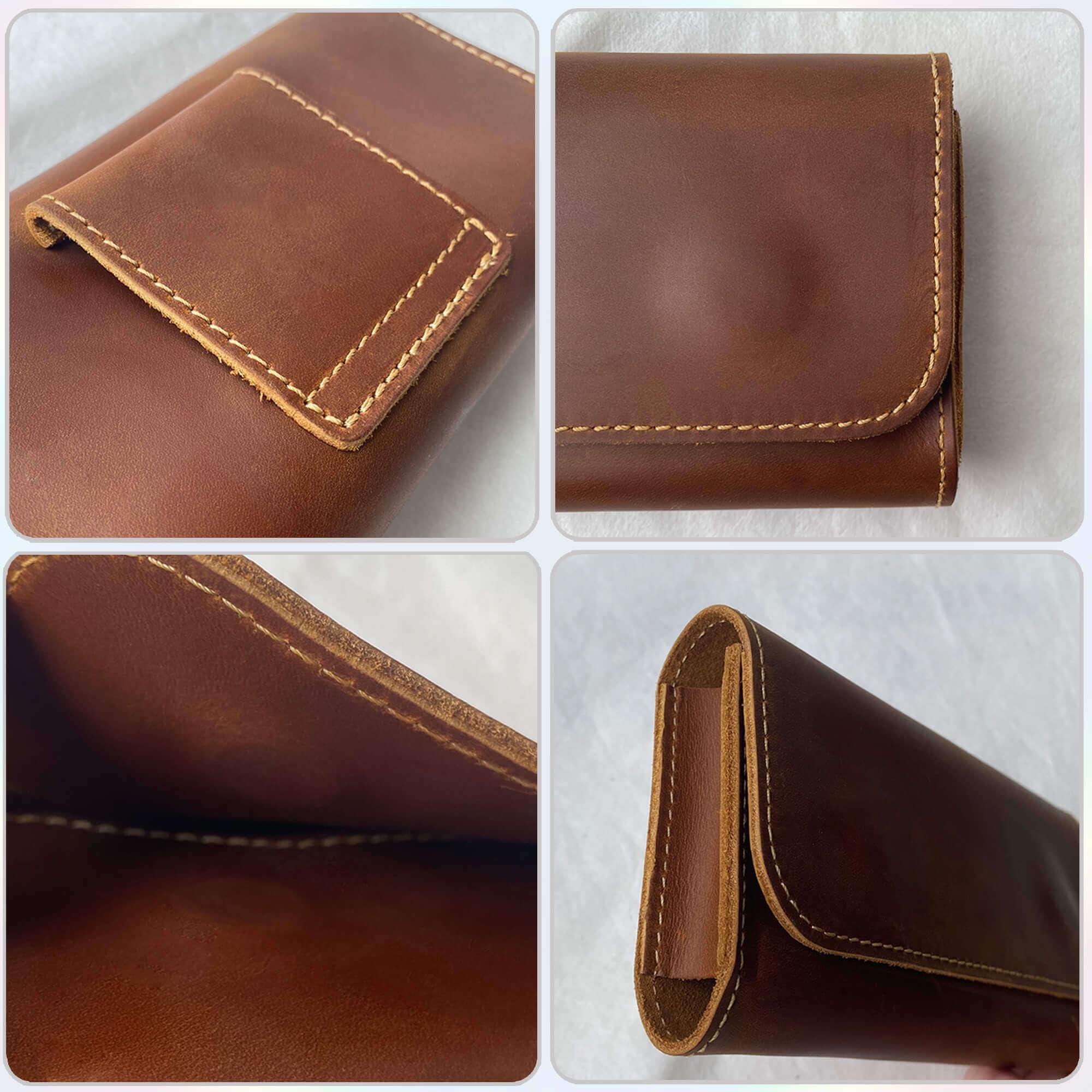Personalized Leather Phone Holster, Belt Clip, Gift for Him