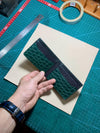 Smallest wallet, Black Alligator Wallet for Men - Minimalist Slim Design