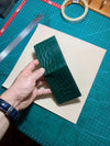Smallest wallet, Black Alligator Wallet for Men - Minimalist Slim Design
