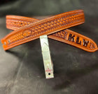 Basket Stamp Belt with Brand or initials
