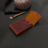 Leather Cash Wallet, Slim Card & Cash Holder, Handmade Minimalist Wallet, Front Pocket, Flap Wallet, Personalized Wallet, Everyday Wallet