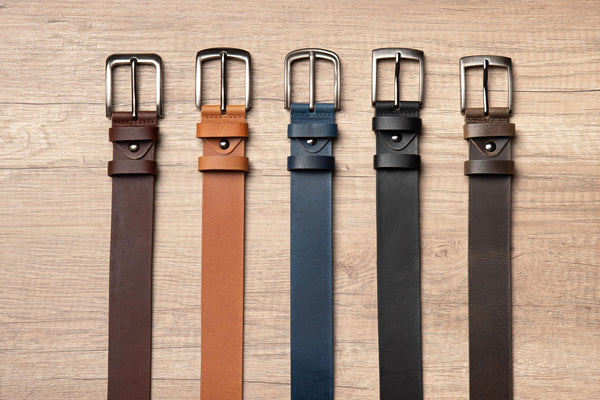 Handmade Full Grain Leather Belt – Men’s Casual Accessory