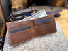 Alligator Leather Wallet, Handmade Full Grain Bifold, Personalized, Made in USA