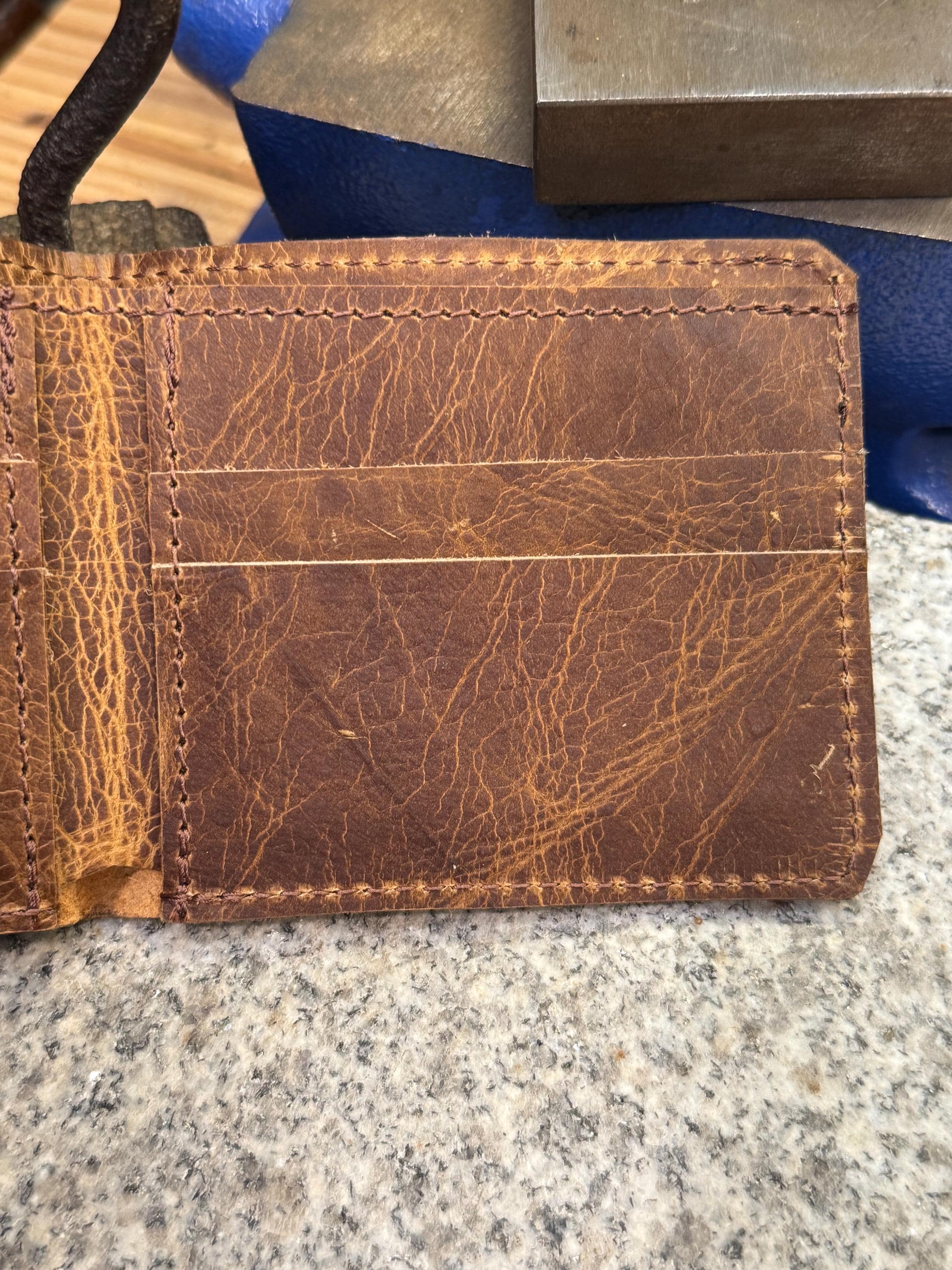 Alligator Leather Wallet, Handmade Full Grain Bifold, Personalized, Made in USA