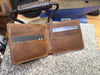 Alligator Leather Wallet, Handmade Full Grain Bifold, Personalized, Made in USA