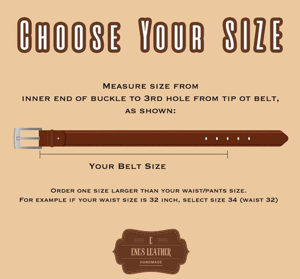 Handmade Buffalo Leather Belt for Men – Genuine Leather Belt in Tan, Brown & Black | Personalized Gift for Him, Durable Everyday Belt