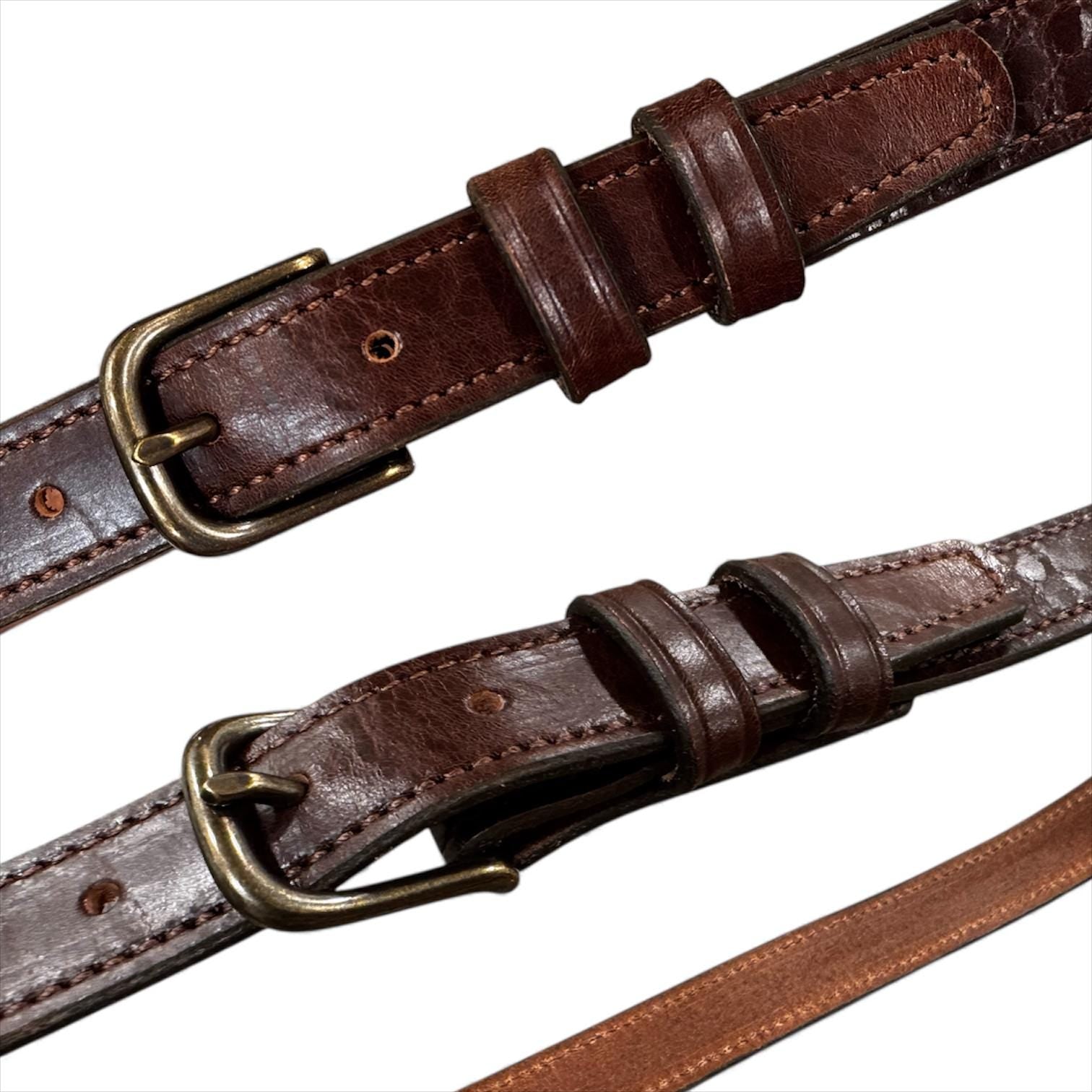 Handmade 1” Full Grain Leather Belt: Brown or Black Men’s Belt, USA Made