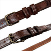 Handmade 1” Full Grain Leather Belt: Brown or Black Men’s Belt, USA Made