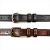 Handmade 1” Full Grain Leather Belt: Brown or Black Men’s Belt, USA Made