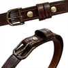 Handmade 1” Full Grain Leather Belt: Brown or Black Men’s Belt, USA Made
