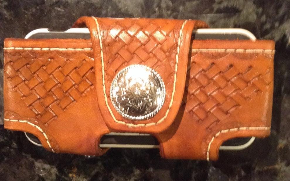 Leather cell phone cases