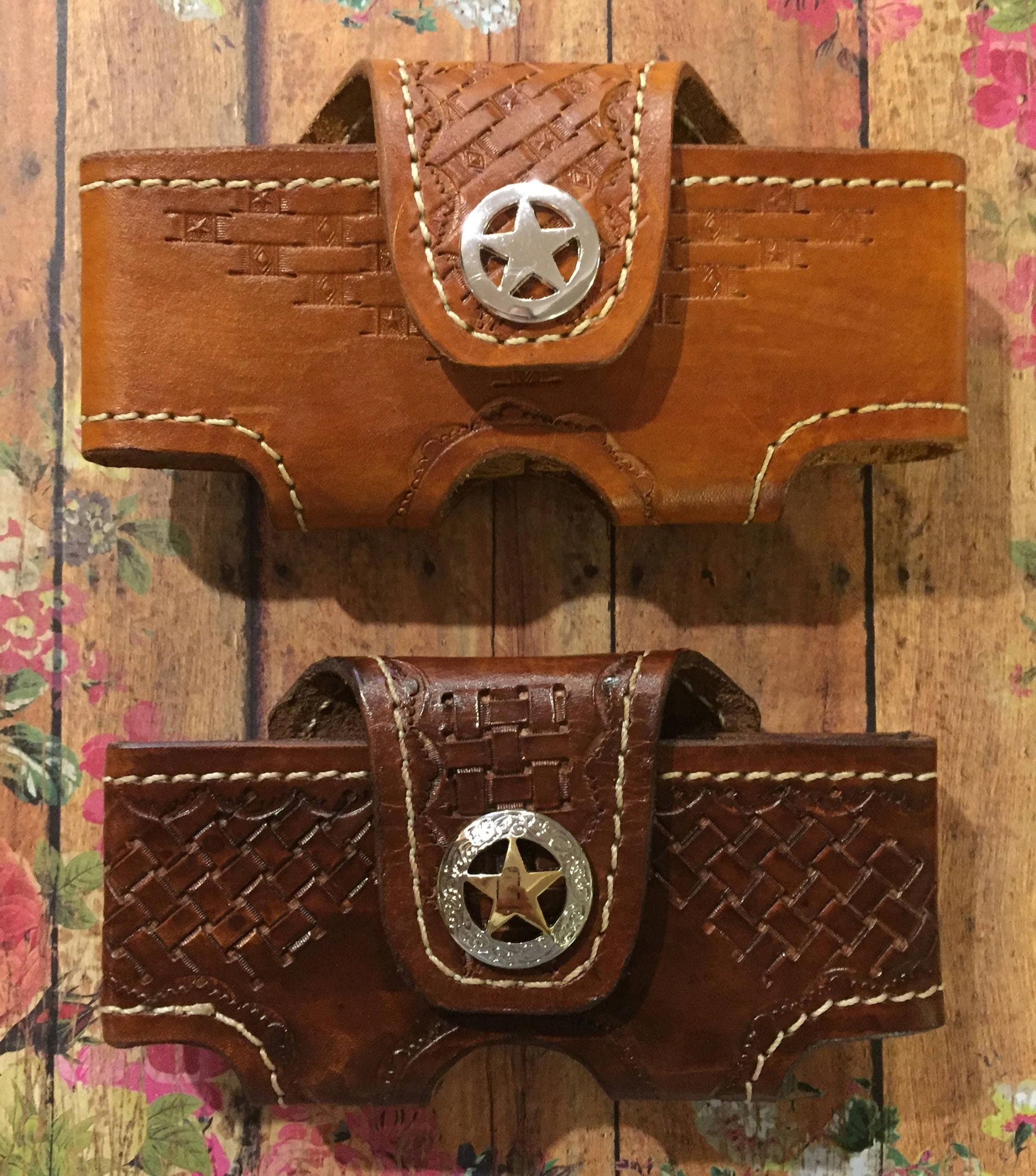 Leather cell phone cases