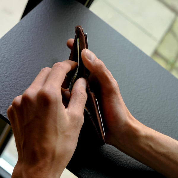AirTag Wallet | Italian Leather Billfold 2.1, Full-Grain Leather