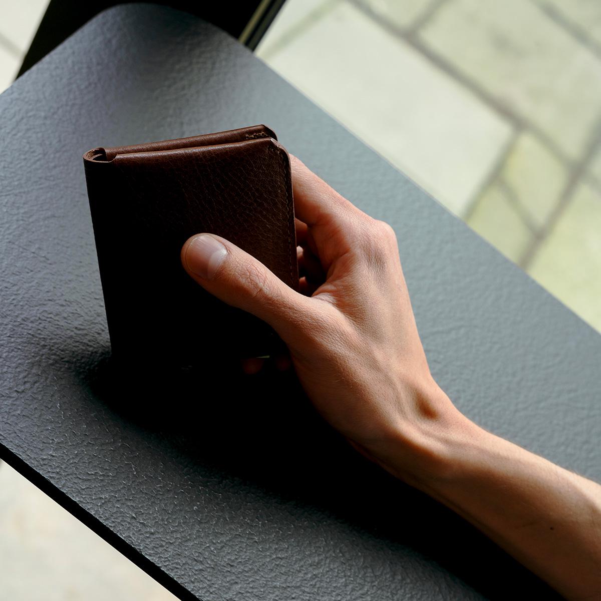 AirTag Wallet | Italian Leather Billfold 2.1, Full-Grain Leather