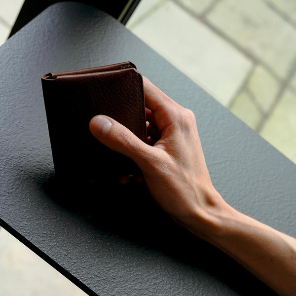 AirTag Wallet | Italian Leather Billfold 2.1, Full-Grain Leather