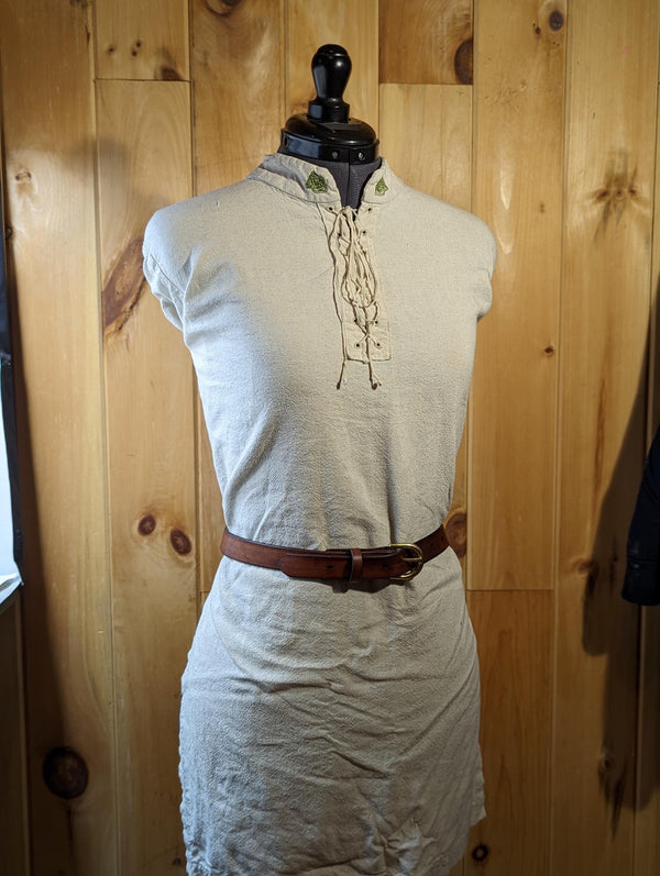 Handmade Full Grain, Cow Leather Belt: Customizable Buckle & Length, USA Made, 1" Wide