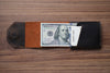 Personalized Leather Cash Wallet for Men, Full Grain Slim Front Pocket Card Holder, Handmade Minimalist Wallet, Gift for him