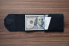 Personalized Full Grain Leather Cash Wallet for Men, Slim Front Pocket Card Holder, Handmade Minimalist Magnetic Flap Wallet, Gift for Him