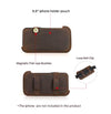 Handmade Genuine Leather Phone Holster for Men, iPhone 17 16 15 14 Pro Max Belt Pouch, 6.9 Inch Cellphone Waist Bag,Travel Camping PhoneCase