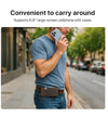 Handmade Genuine Leather Phone Holster for Men, iPhone 17 16 15 14 Pro Max Belt Pouch, 6.9 Inch Cellphone Waist Bag,Travel Camping PhoneCase
