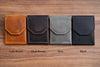 Personalized Leather Cash Wallet for Men, Full Grain Slim Front Pocket Card Holder, Handmade Minimalist Wallet, Gift for him