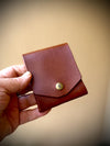 Handmade Italian Leather Wallet, Minimalist Card Holder with Pen Loop, William Tyndale