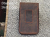 No-Scratch Leather Phone Holster, Mechanic Phone Case, Handmade Full Grain, Made in USA