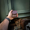 Leather Cash Wallet, Slim Card & Cash Holder, Handmade Minimalist Wallet, Front Pocket, Flap Wallet, Personalized Wallet, Everyday Wallet