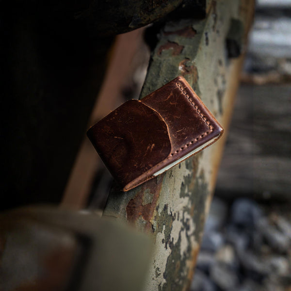 Leather Cash Wallet, Slim Card & Cash Holder, Handmade Minimalist Wallet, Front Pocket, Flap Wallet, Personalized Wallet, Everyday Wallet