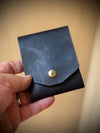 Handmade Italian Leather Wallet, Minimalist Card Holder with Pen Loop, William Tyndale