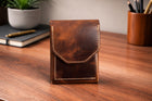 Personalized Leather Cash Wallet for Men, Full Grain Slim Front Pocket Card Holder, Handmade Minimalist Wallet, Gift for him