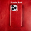Handmade Leather iPhone Case, Full Grain Leather Cover for iPhone 17 16 15 14 13