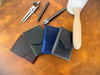 Leather Cash Wallet, Personalized Minimalist Leather Flap Wallet for Men, Slim Front Pocket Wallet, Gift For Father, Husband, Boyfriend, Dad