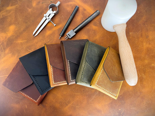 Leather Cash Wallet, Personalized Minimalist Leather Flap Wallet for Men, Slim Front Pocket Wallet, Gift For Father, Husband, Boyfriend, Dad