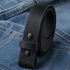 Leather Belt Without Buckle 1 1\2 Belt for your buckle | Brown leather no buckle belt | Buffalo Leather Belt for men | snap on leather belt